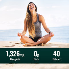 Natural Force Pure Omega-3 wild-caught image shows sustainably sourced fish oil.