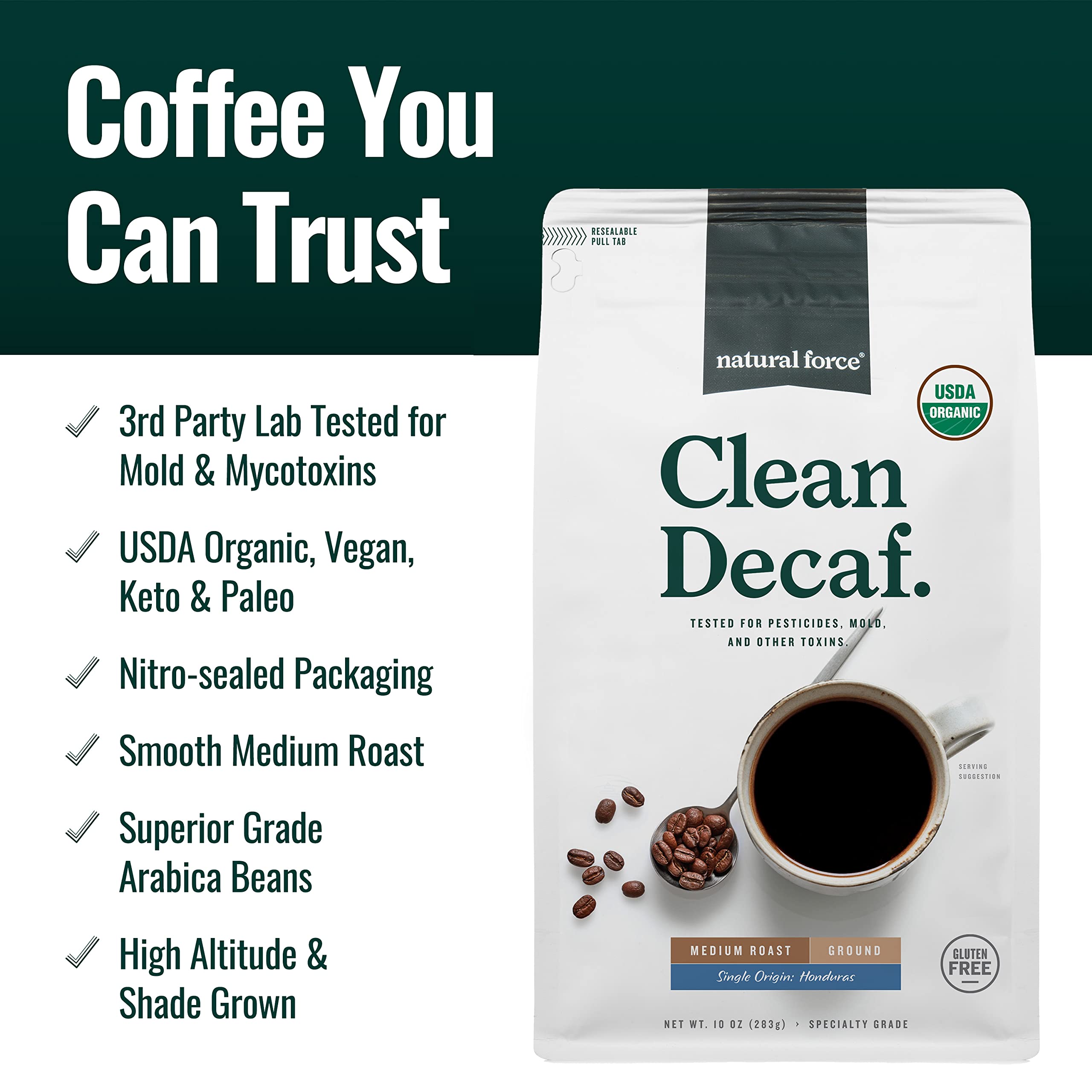 Natural Force Steaming Cup Aroma—inviting aroma with smooth acidity.