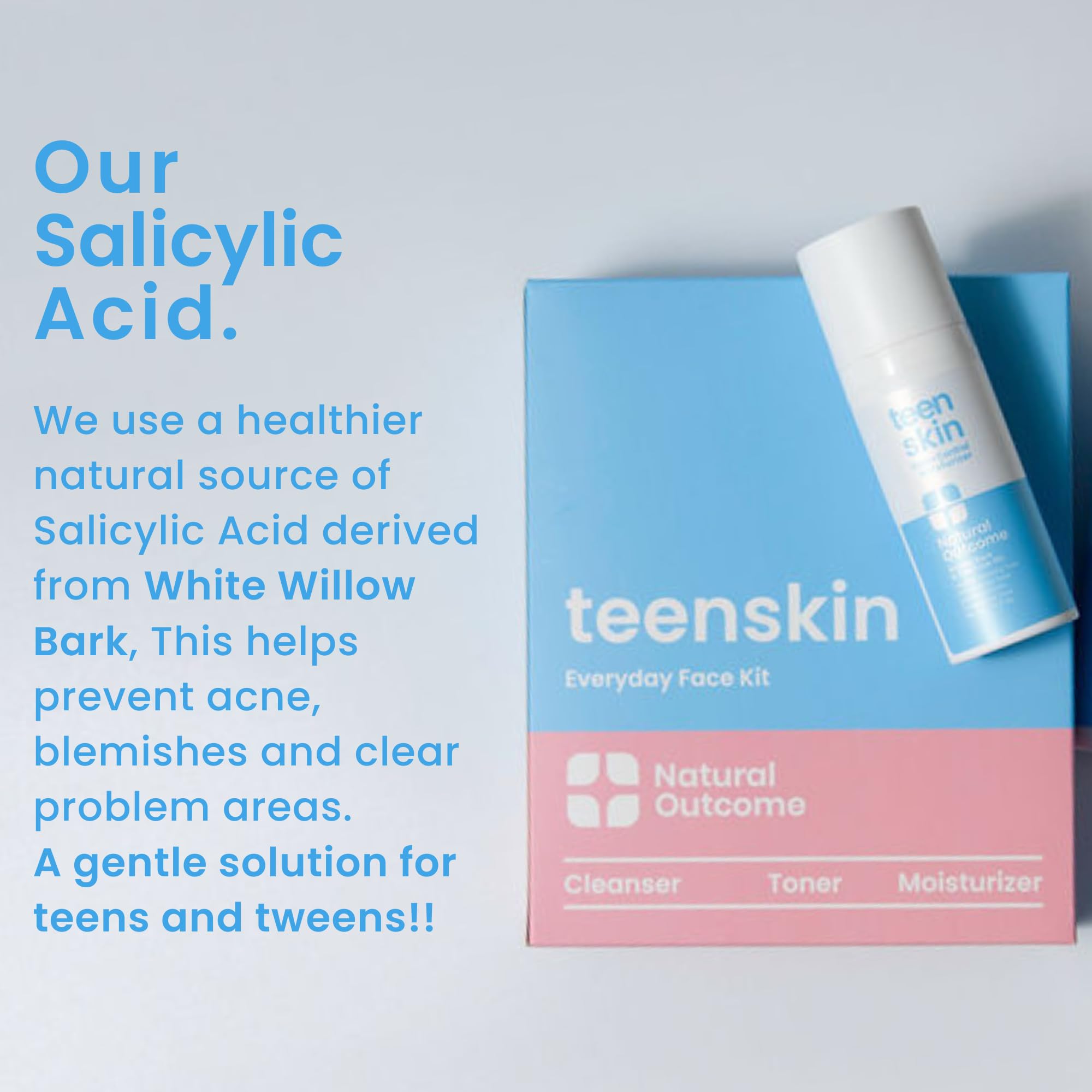 Natural Outcome Teen Skin Moisturizer matte finish helps maintain a fresh look during sports