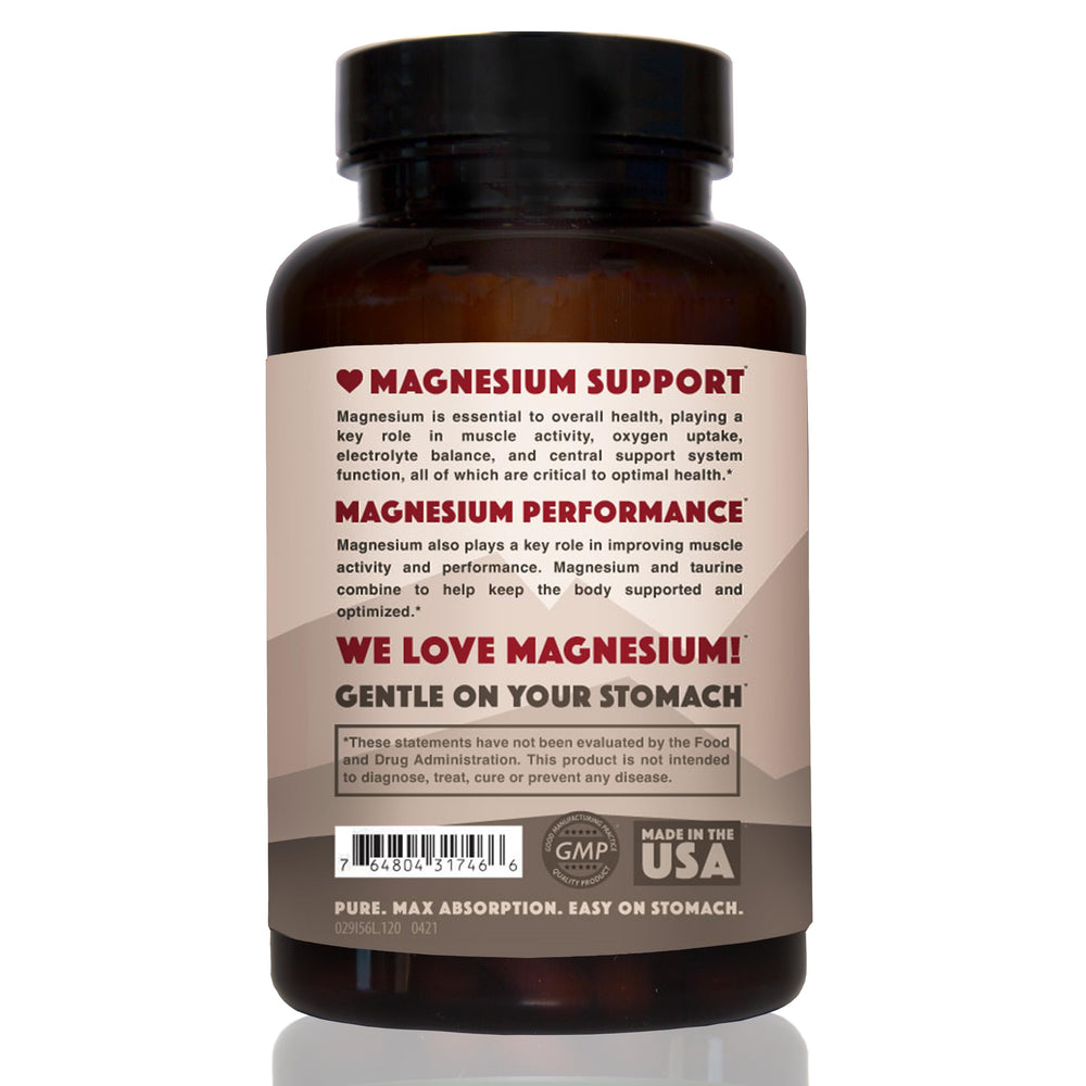 Natural Rhythm Magnesium Taurate vegetarian capsules reinforce clean, allergen-friendly daily wellness.