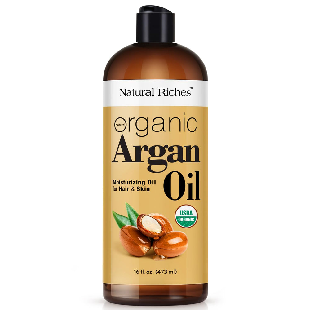 Natural Riches Argan Oil 16oz bottle for deep hydration