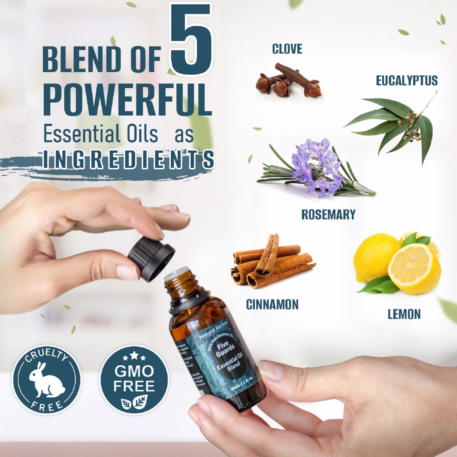 Natural Riches Five Guards cinnamon-detail emphasizing warm, inviting aroma