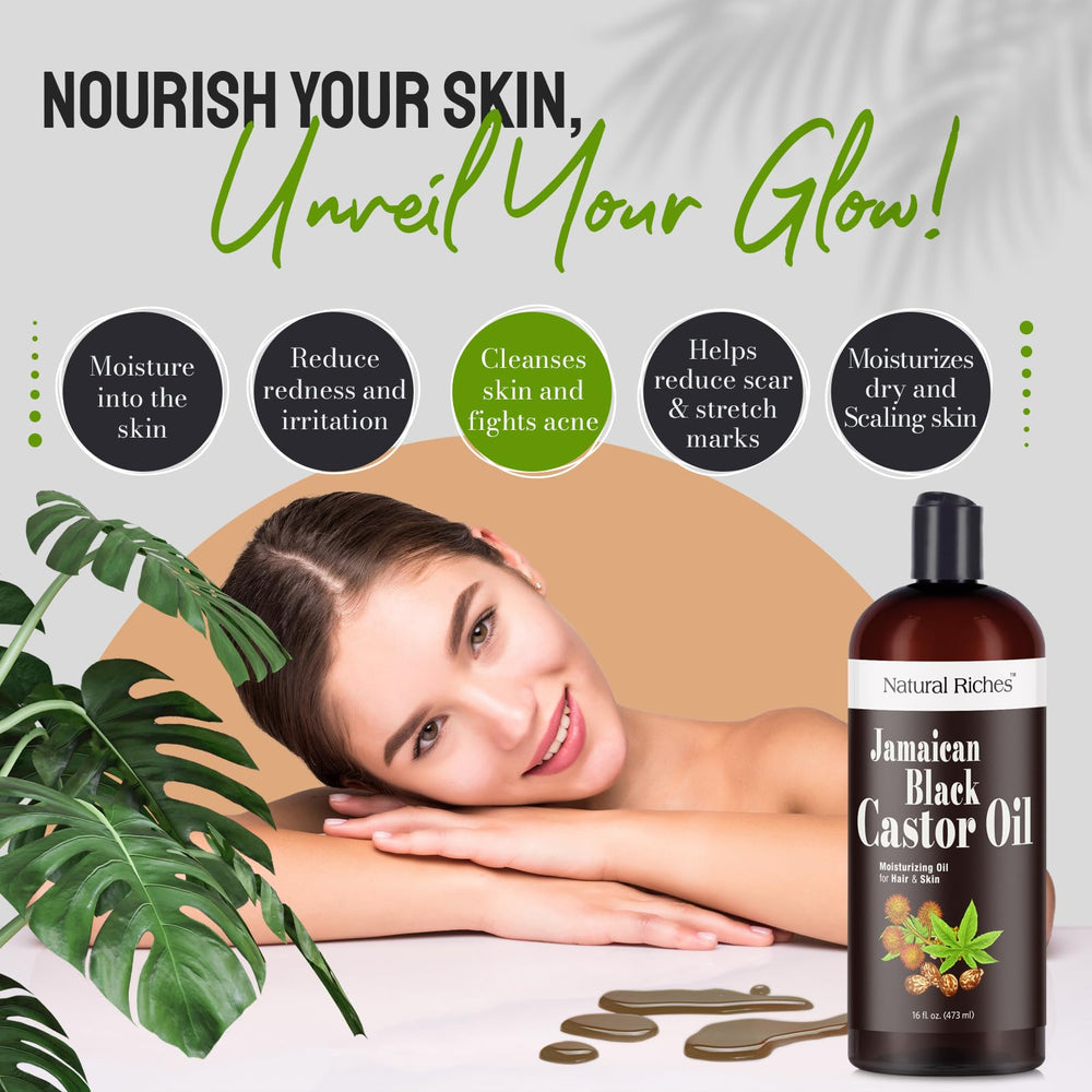 Natural Riches oil near eyebrows for natural fullness and stronger strands