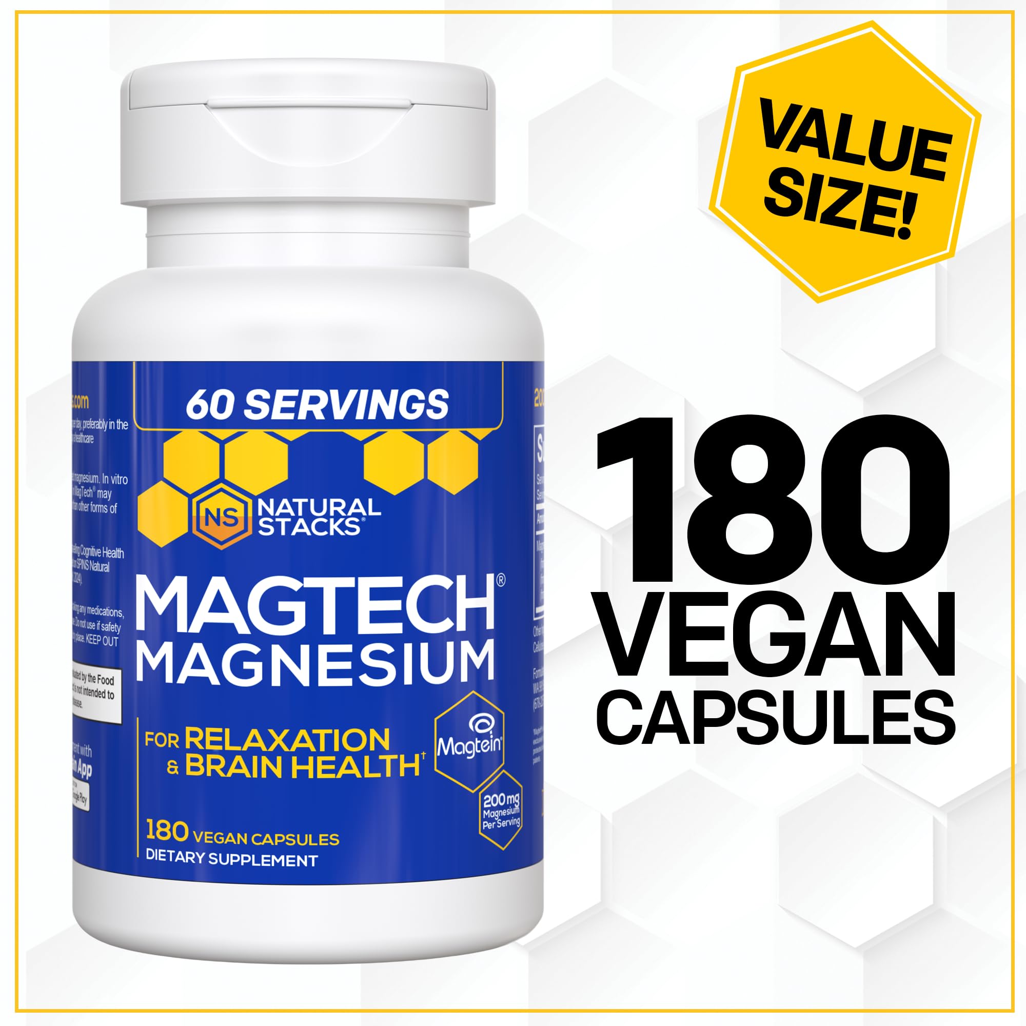 Natural Stacks MagTech tablet capsules illustrate a convenient option for daily cognitive support.