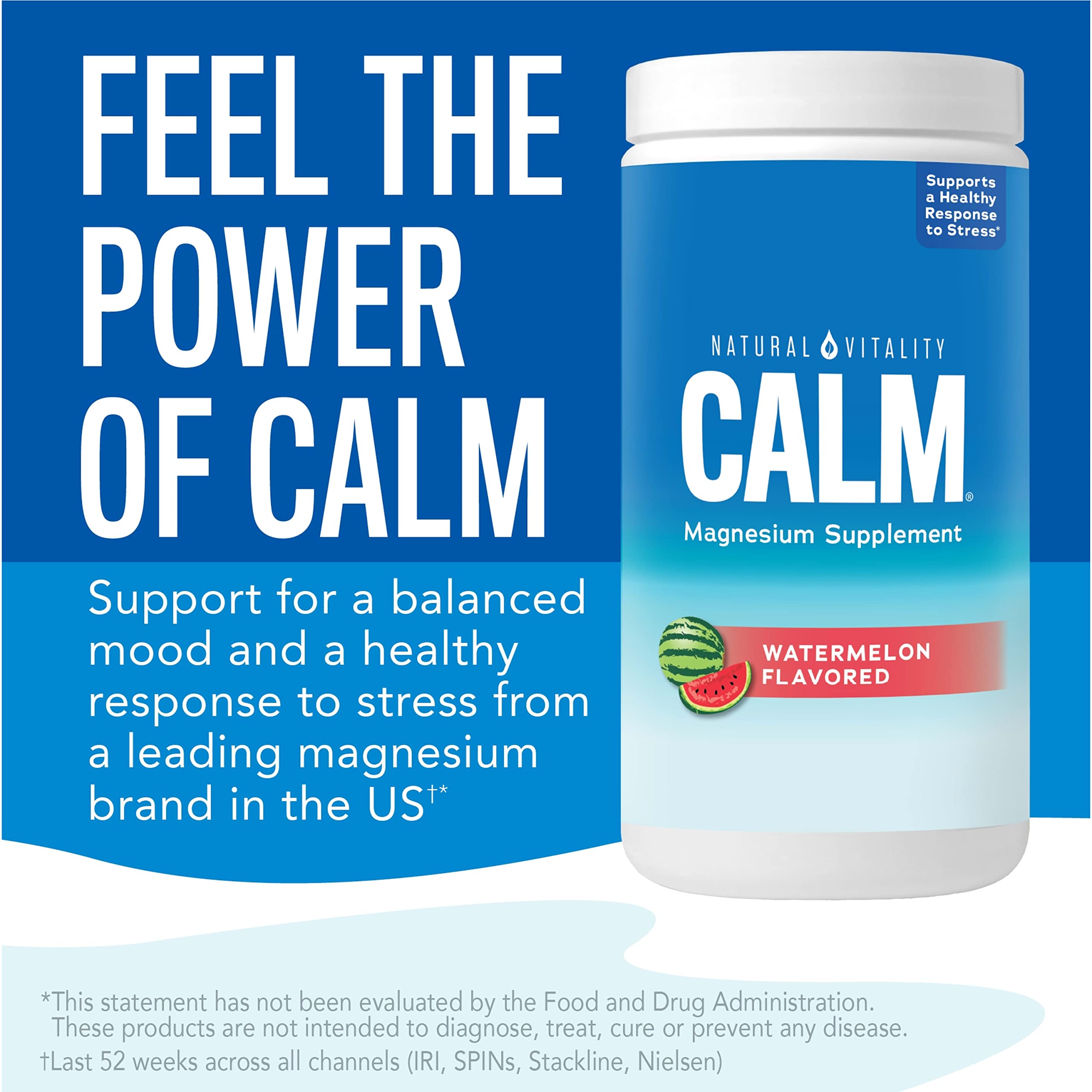 Close-up of the CALM label highlighting magnesium citrate absorption