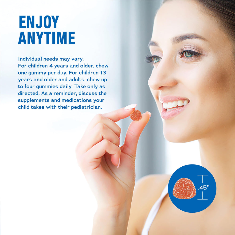 Natural Vitality Calm magnesium gummies label close-up with ingredients