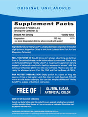 Natural Vitality Calm magnesium stick packets on-the-go for easy daily relaxation.