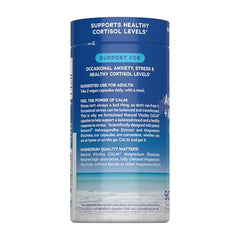Natural Vitality CALM Sensoril ashwagandha label, highlighting extract.