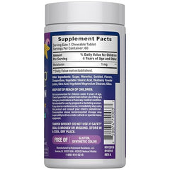 Natural Vitality Kids CALMSleep grape-flavored chewables for nightly sleep support.