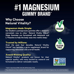 Pour action showing easy nightly consumption of Natural Vitality SLEEP Gummies.