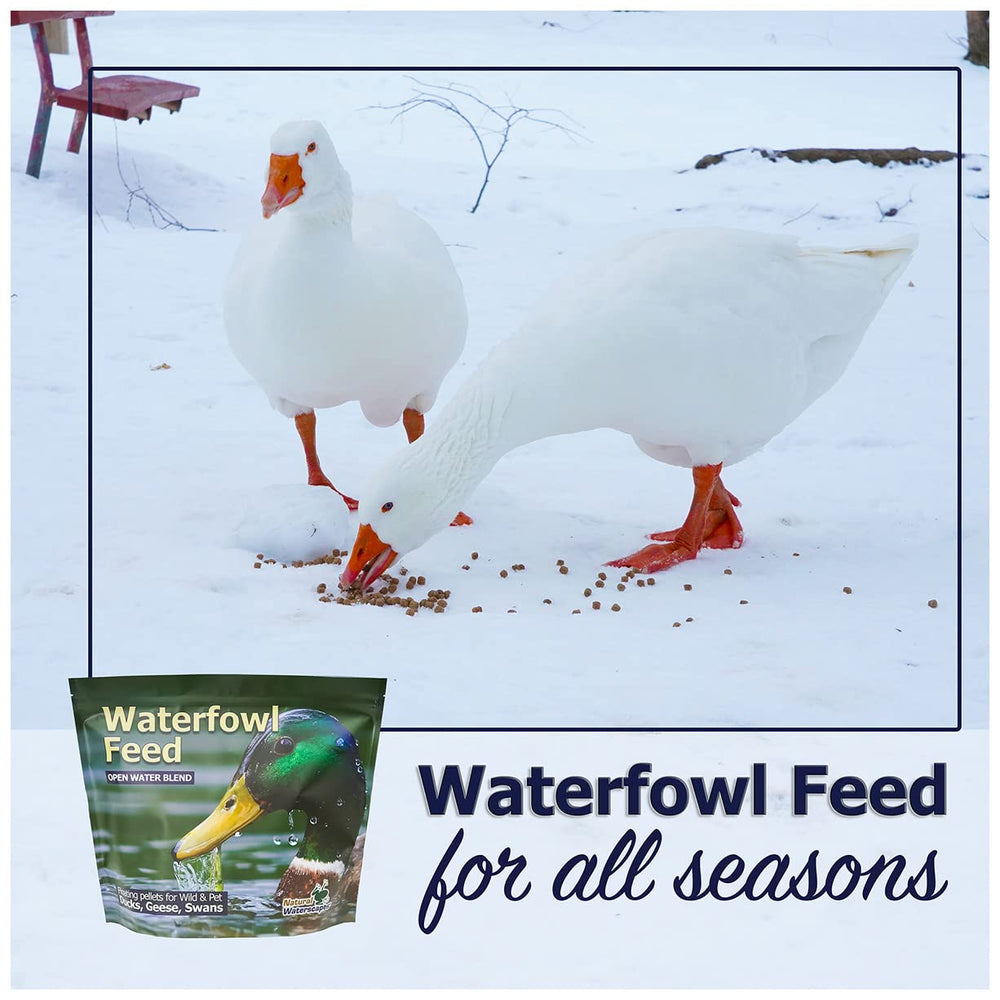 Natural Waterscapes Waterfowl Feed pellet size and texture detail.