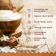 NaturaleBio coconut oil solid-liquid states illustrates temperature-dependent consistency for storage.
