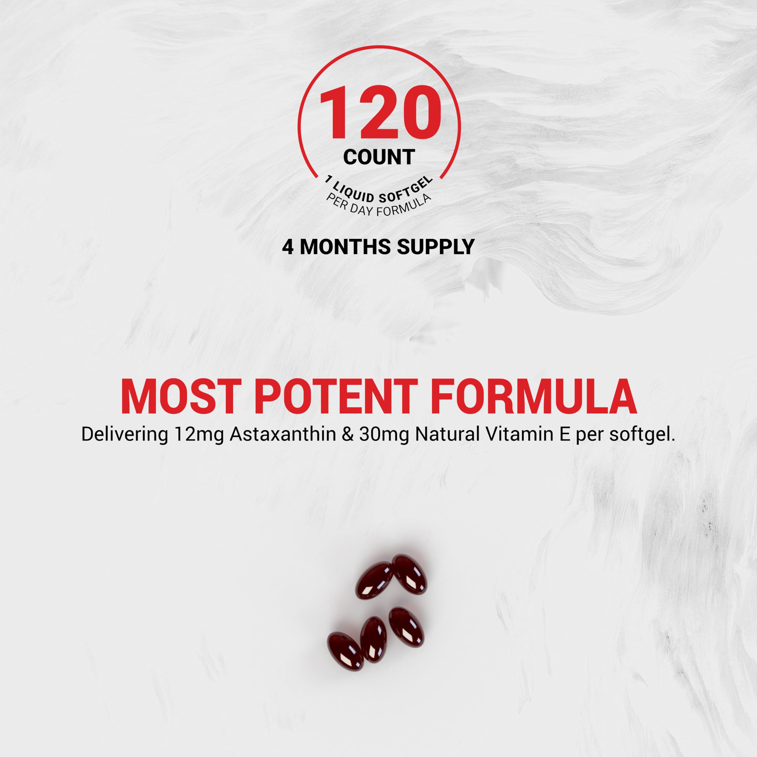 Naturalis packaging on display, illustrating a four-month supply.