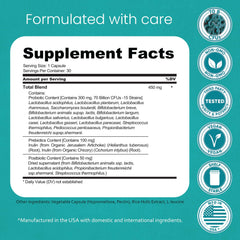 Naturallife Labs 15-strains blend promotes diverse gut flora