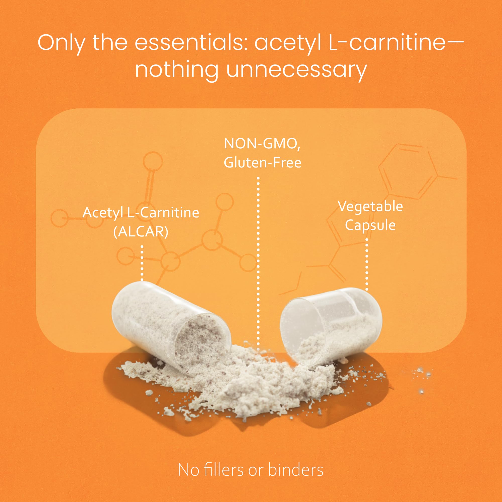 NaturaLife Labs ALCAR label closeup highlighting purity and ingredients