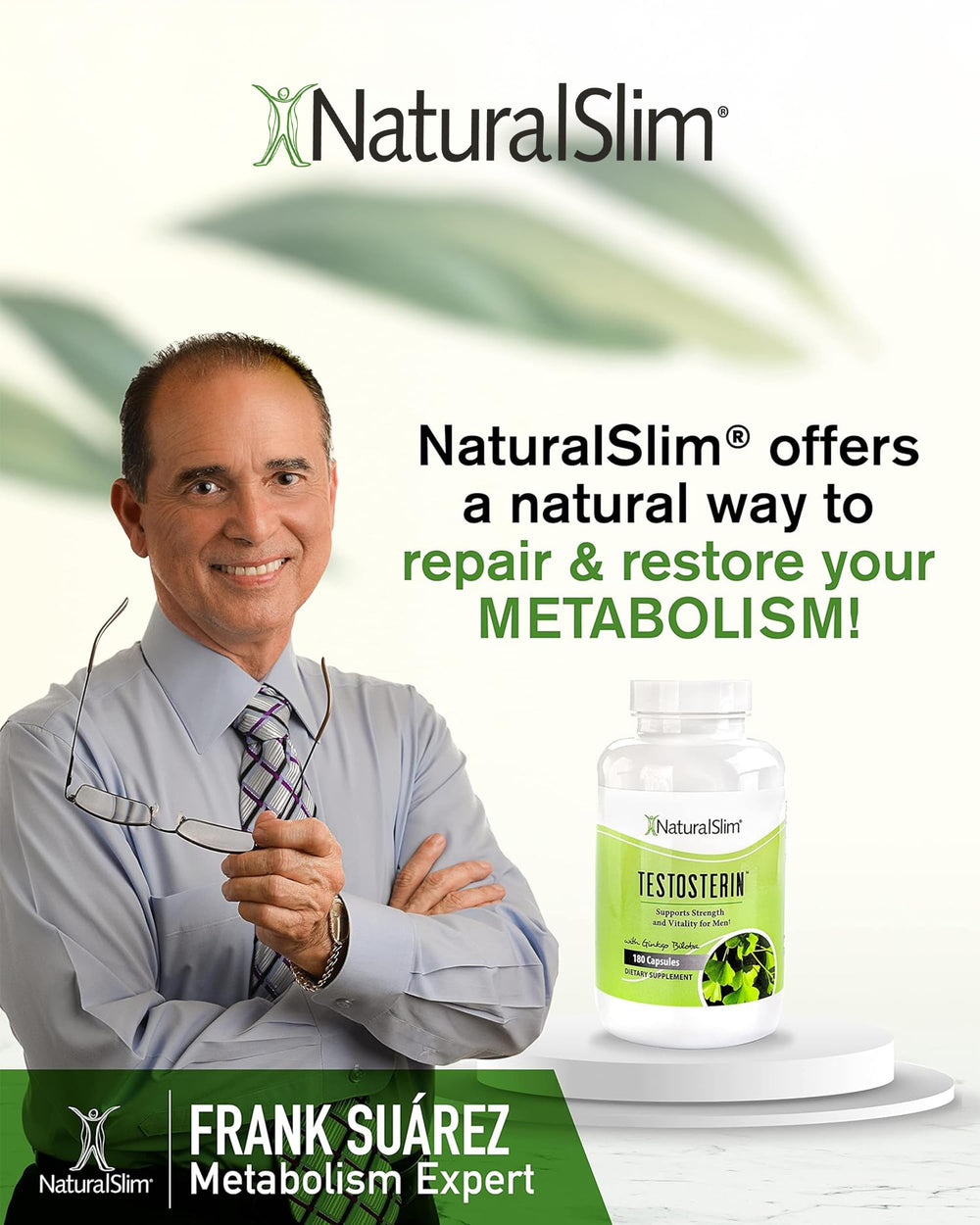 NaturalSlim bottle in an active routine for workouts and daily energy.