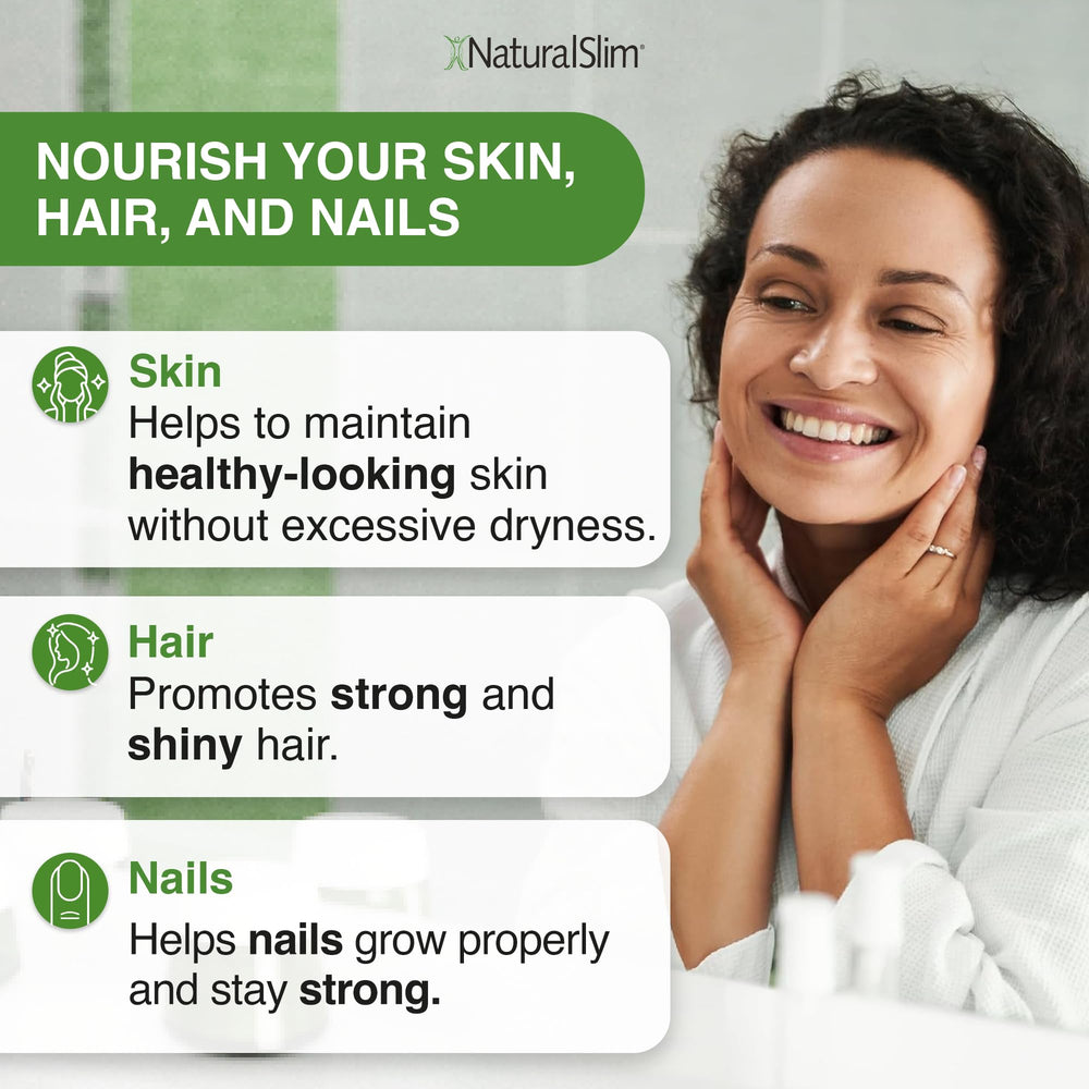 NaturalSlim flaxseed oil in salad dressing scene promoting easy meals.