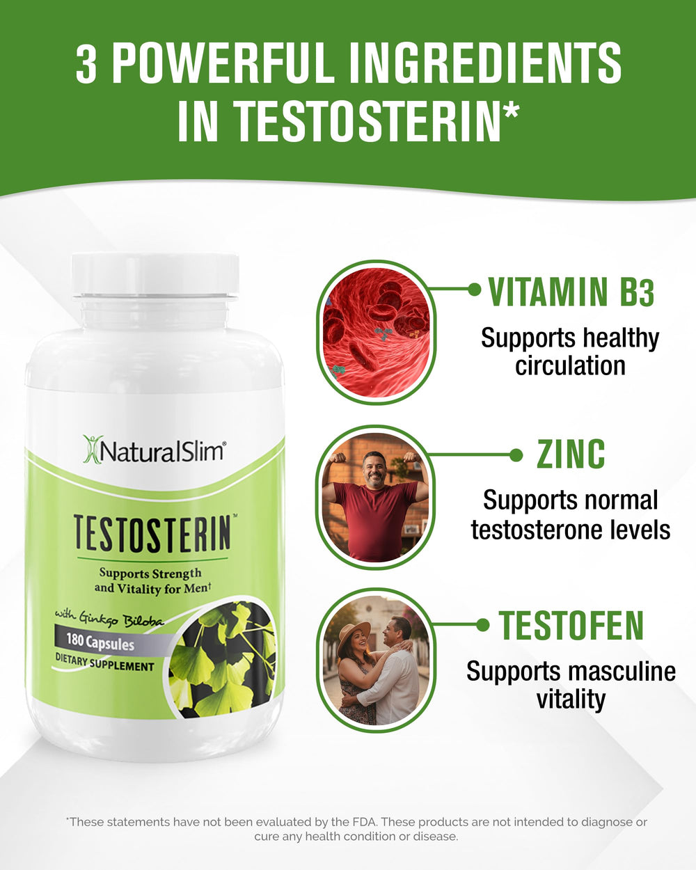 NaturalSlim gingko biloba ingredient highlighted for focus and mood support.