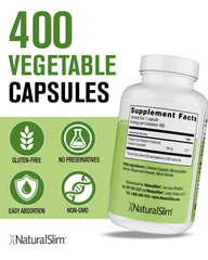 NaturalSlim Kadsorb label non-GMO emphasizes a pure, transparent formula.