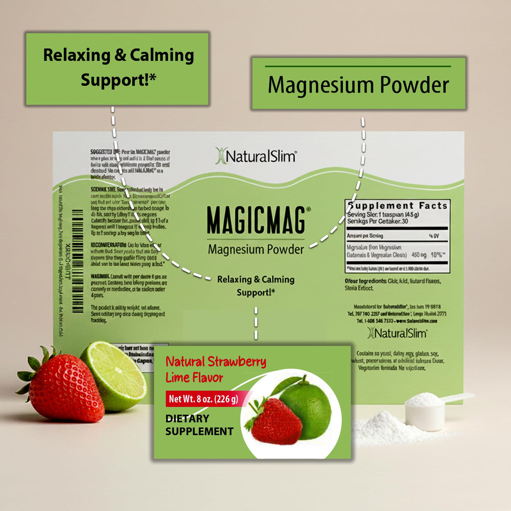 NaturalSlim MagicMag night routine scene suggesting better rest possibilities.