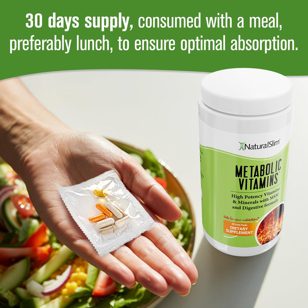 NaturalSlim take-with-meals format fits into daily routine