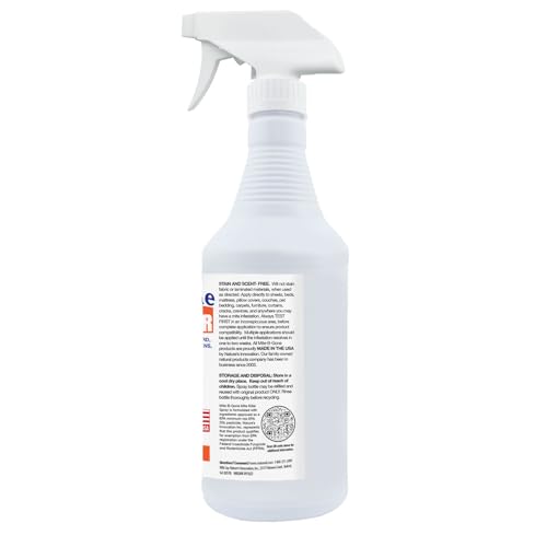 Naturasil Mite Killer Spray for home use, safe around family and pets.