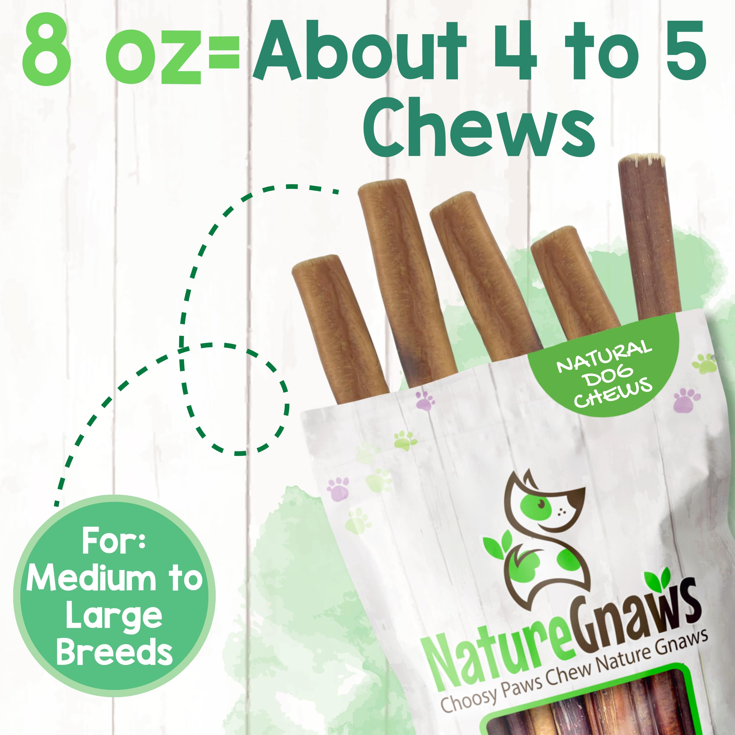 Nature Gnaws sturdy long lasting chews to keep dogs engaged during training