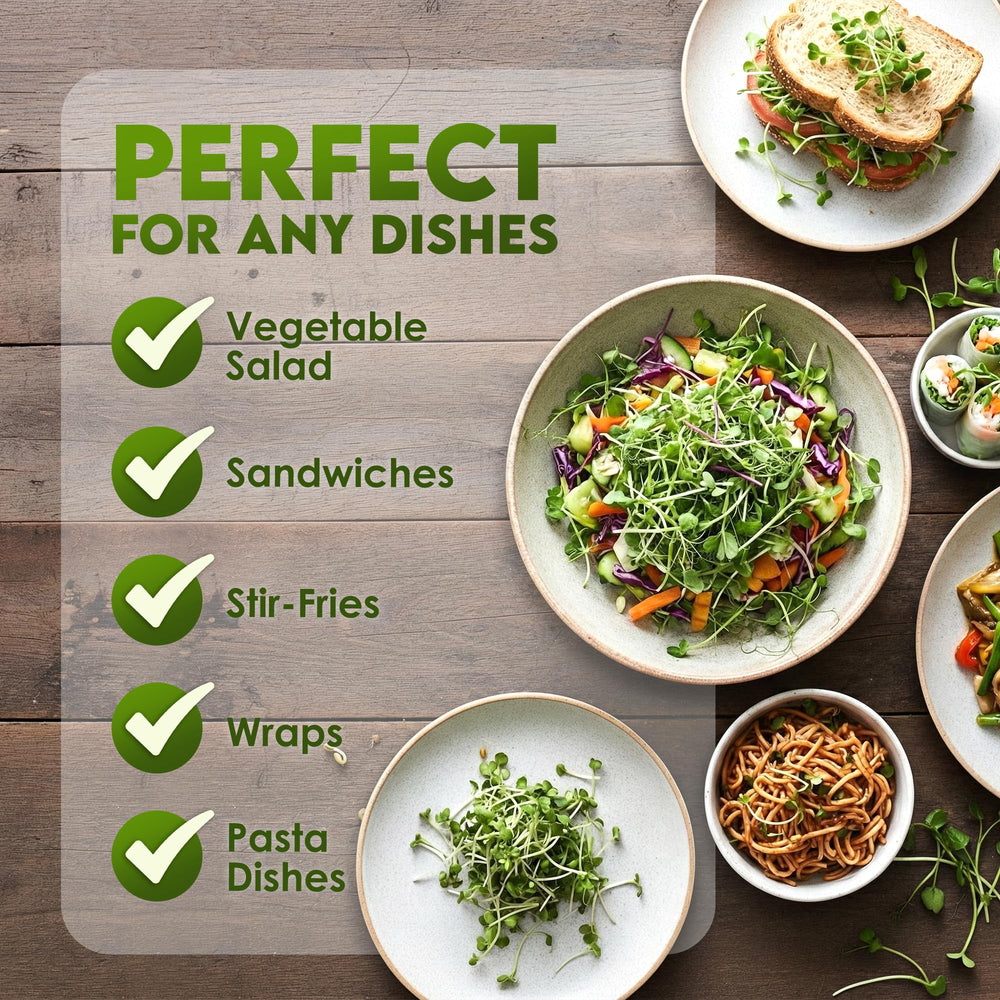 Nature Jims Sprouts USA-grown seeds ensure quality from local farms