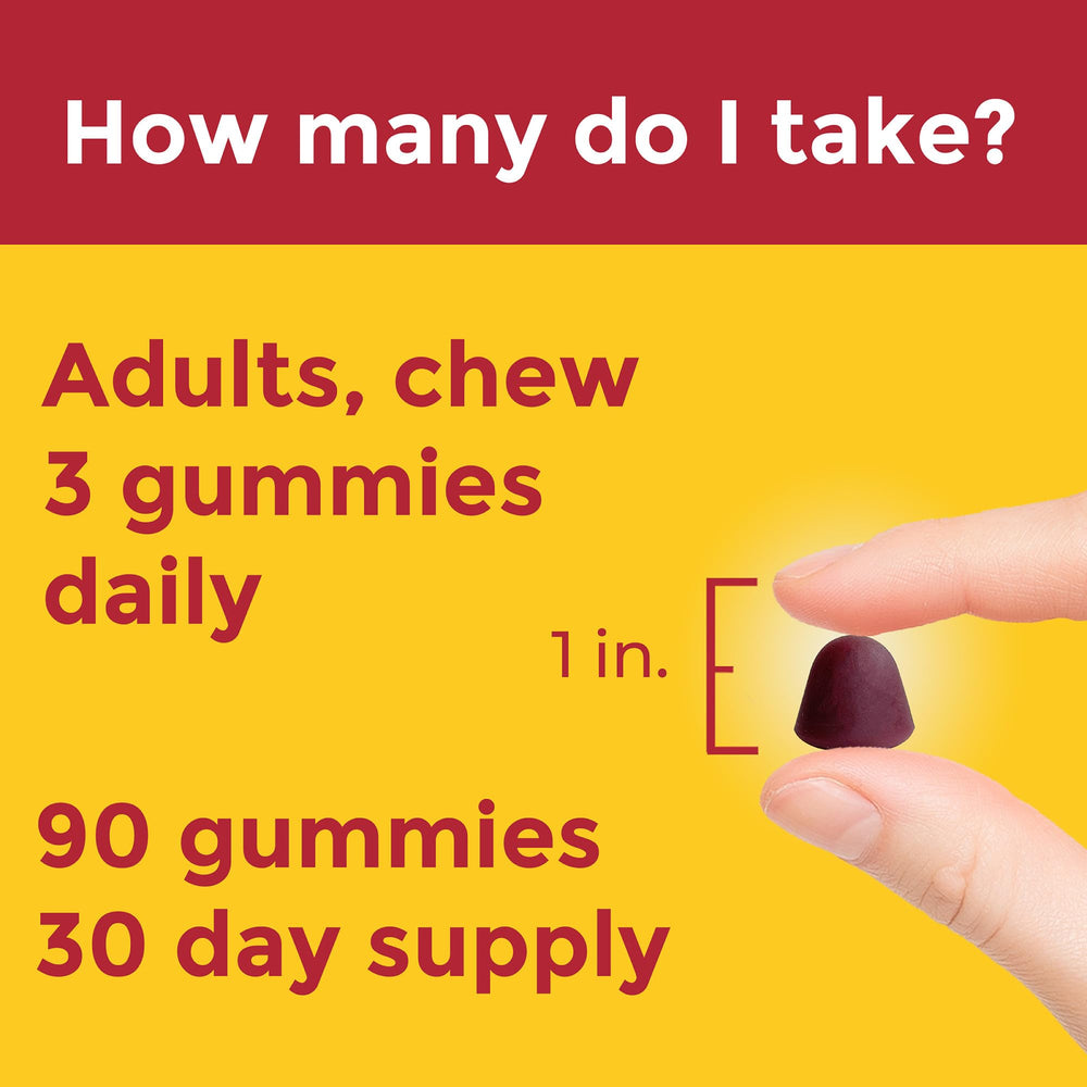 Nature Made Advanced Multivitamin Gummies berry flavor reveals tasty daily chew