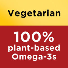 Gluten-free label on Nature Made Algae Omega-3 bottle.