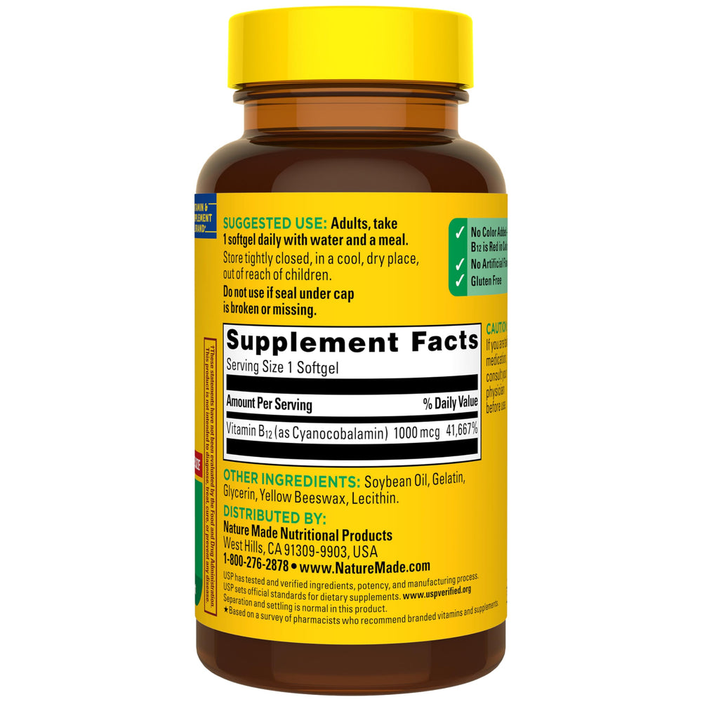 Packaging shows 150 softgels—150 day supply for convenience.