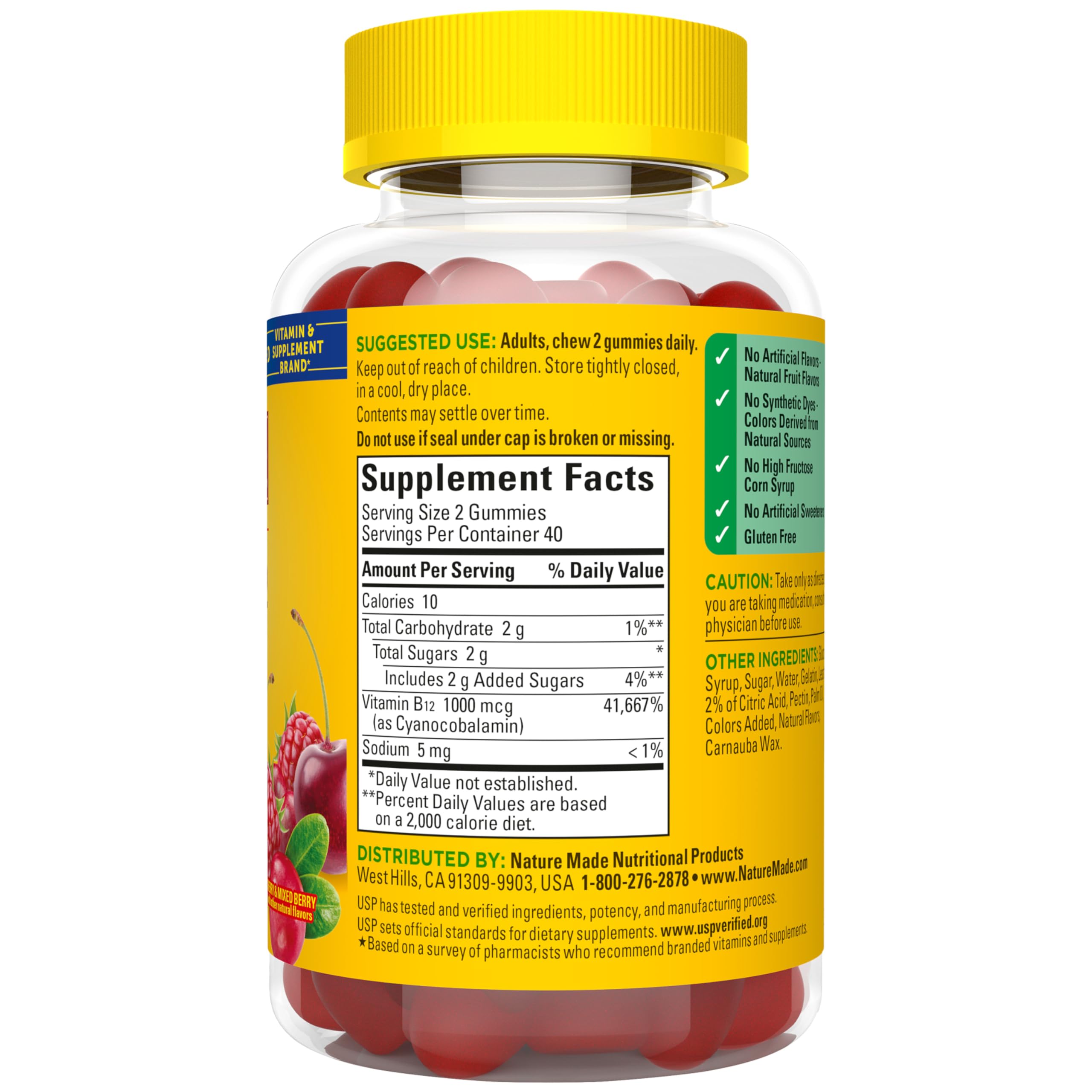 Chewable vitamin gummies texture and fruity finish close-up.