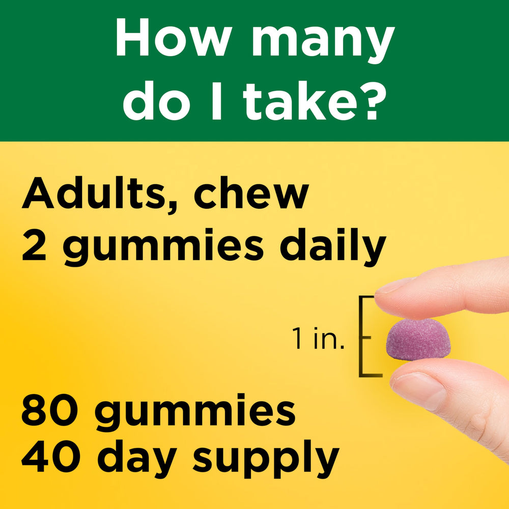 Nature Made Calcium Gummies daily-dose chewable for adults