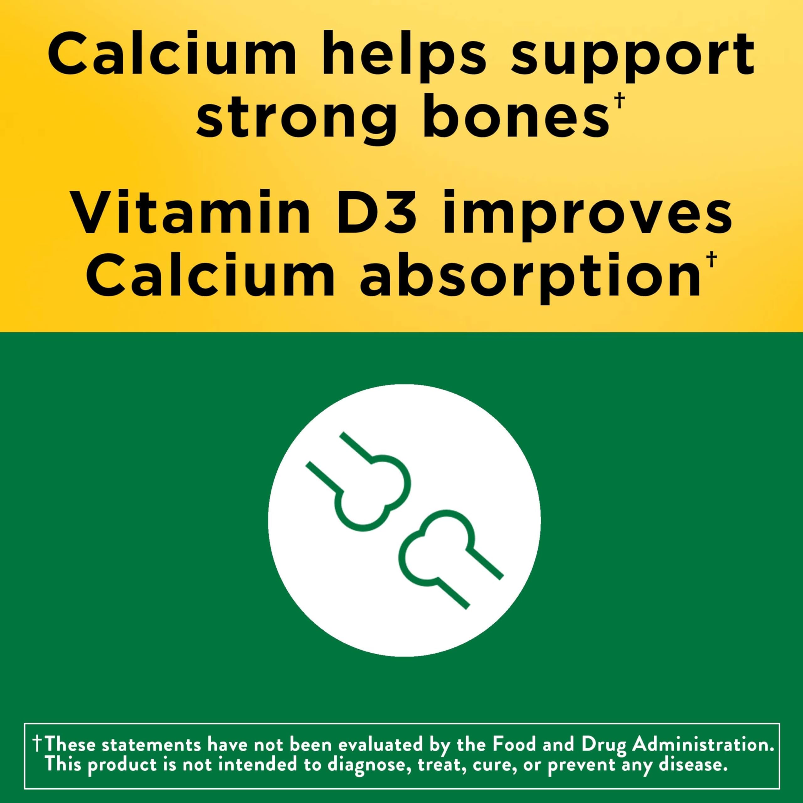 Nature Made Calcium Gummies 80-count bottle for easy daily use