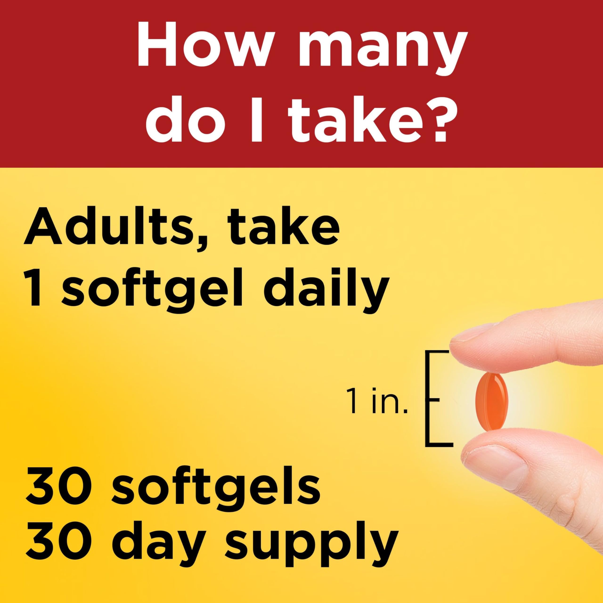 Nature Made CoQ10 with black pepper extract illustrating absorption boost.