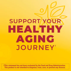 Nature Made CoQ10 softgels closeup highlighting enhanced absorption.