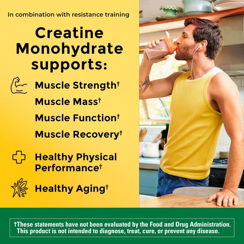 nature made creatine scoop measuring shows convenient 5 g serving