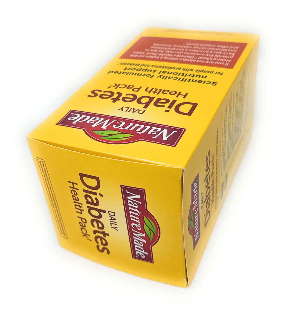 Nature Made Daily Diabetes Health Pack compact design for travel