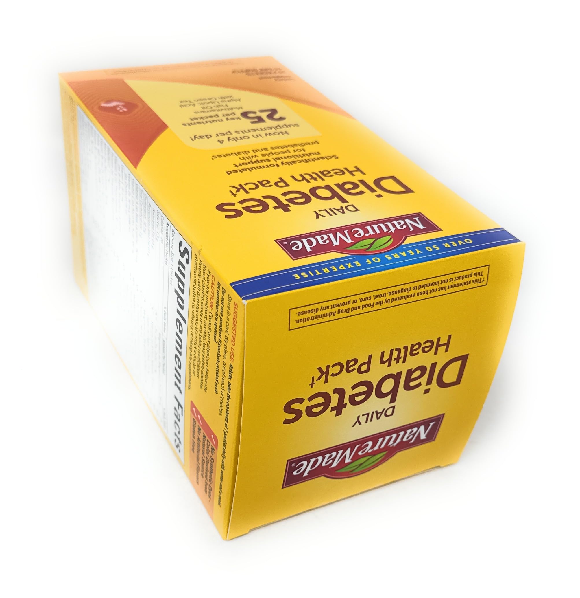 Nature Made Daily Diabetes Health Pack use during meals for convenience