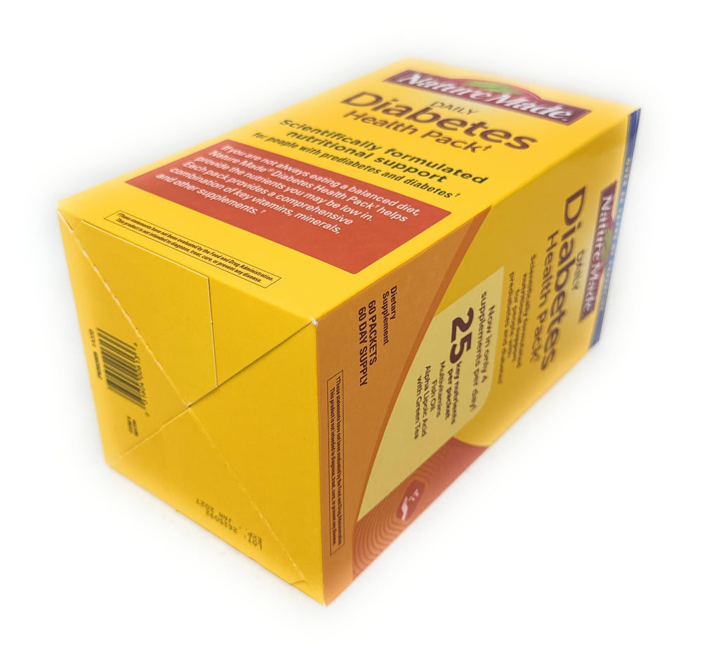 Nature Made Daily Diabetes Health Pack easy to take with water