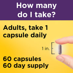 Nature Made elderberry bottle with Vitamin C and Zinc icons for immune support