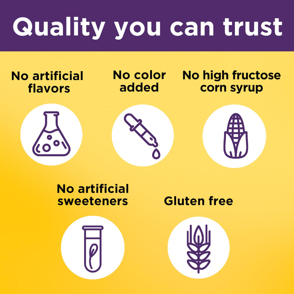 Nature Made Elderberry Gummies no artificial flavors signals clean formulation.