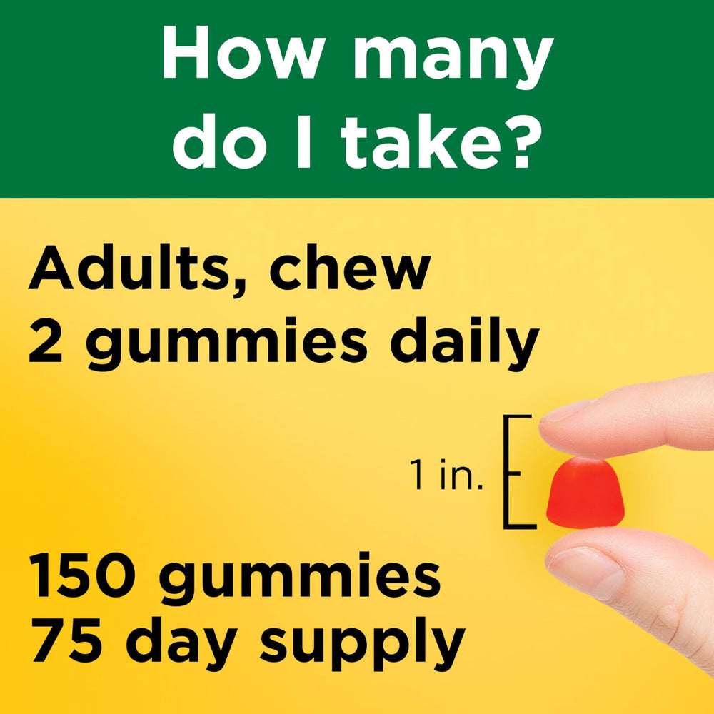 Nature Made Extra Strength Vitamin D3 gummies 150-count – long-lasting option for higher D3 needs.