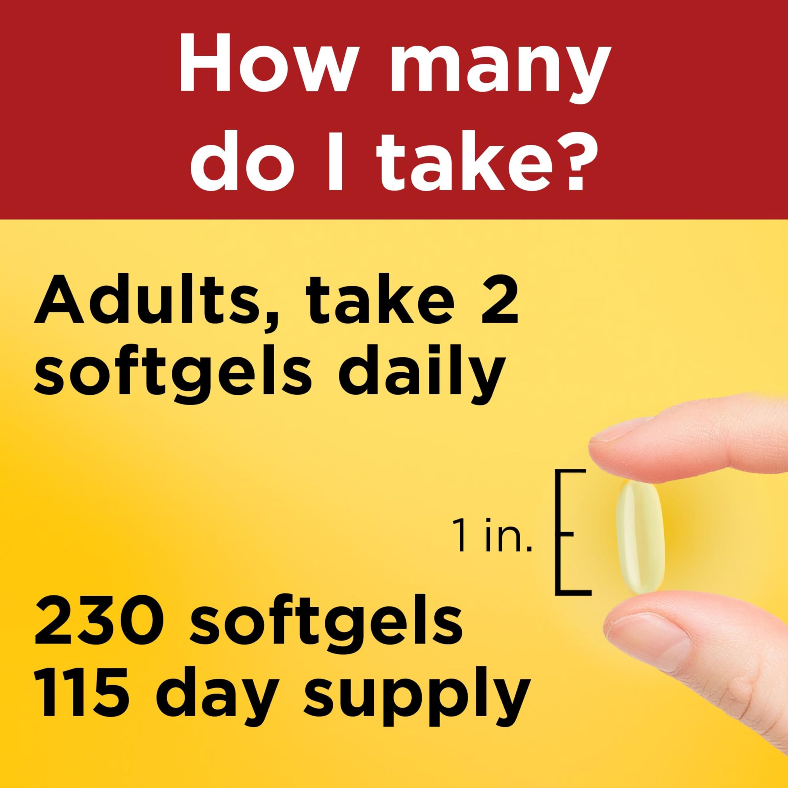 Nature Made Fish Oil purity seal signals mercury-free purification.
