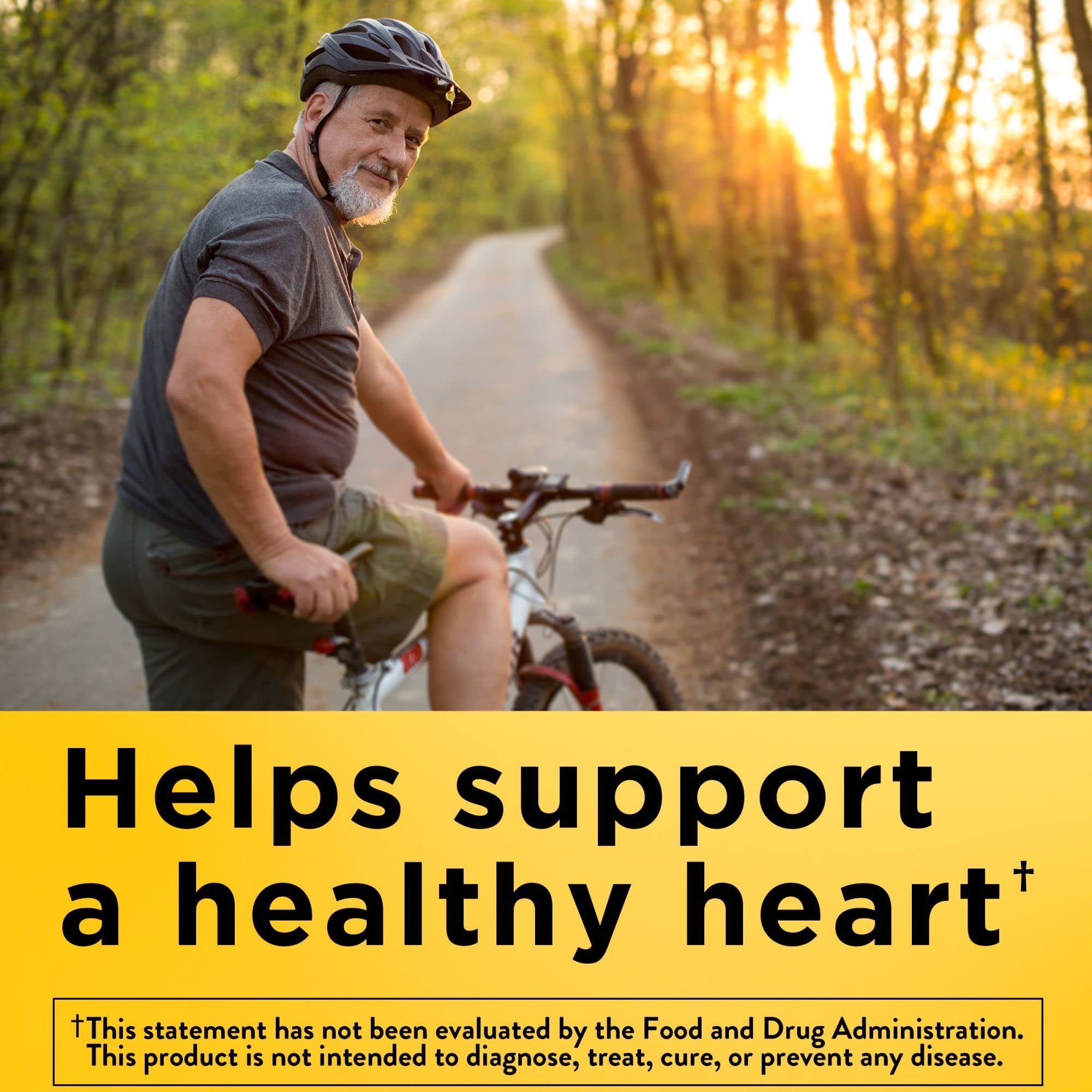 Nature Made flaxseed oil label close-up highlighting plant based omega-3 for heart health.