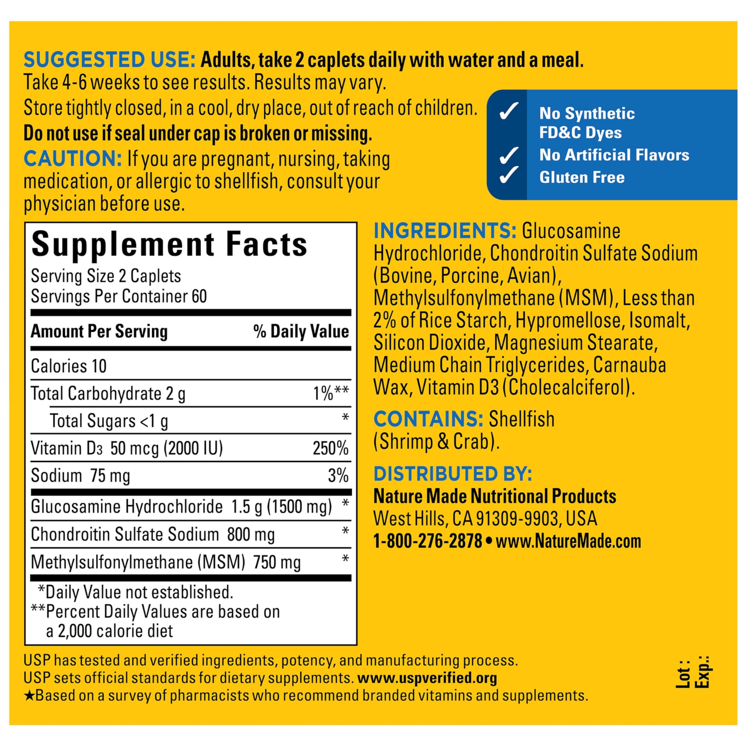 Nature Made USP-verified supplement on shelf signals quality