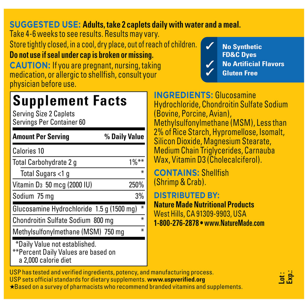 Nature Made USP-verified supplement on shelf signals quality