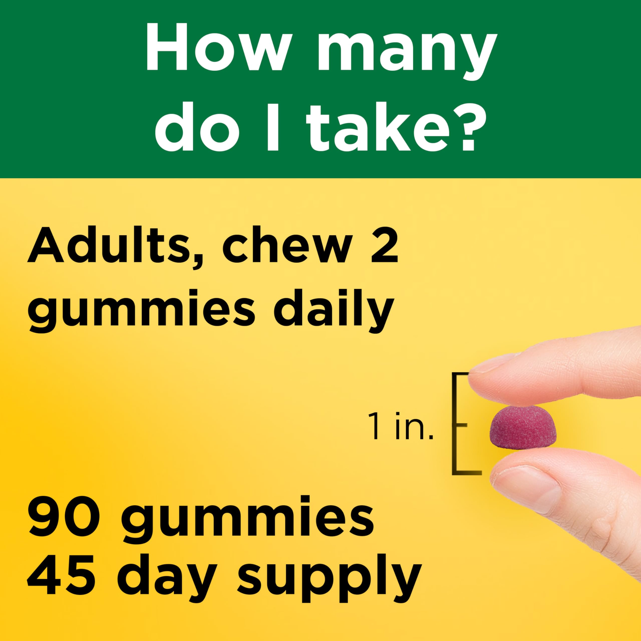 Nature Made High Absorption Magnesium Citrate gummy texture close-up—pectin-based, gluten-free.
