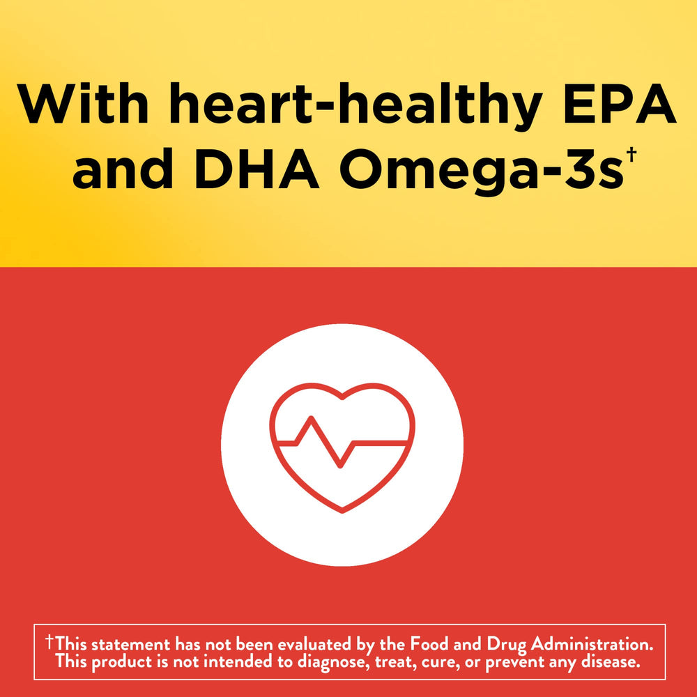 Nature Made Kids First Omega-3 Gummies lemon flavor pack highlights immune-support nutrients