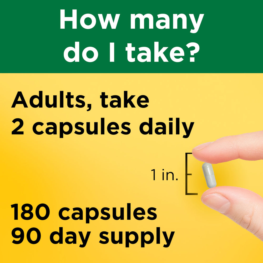 Nature Made Magnesium Glycinate bottle with two-capsule daily serving